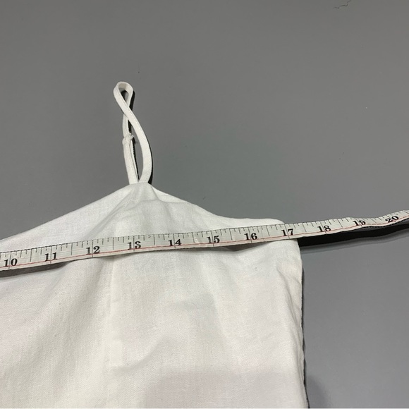 H&M linen blend button down cami midi dress - Picture 9 of 13